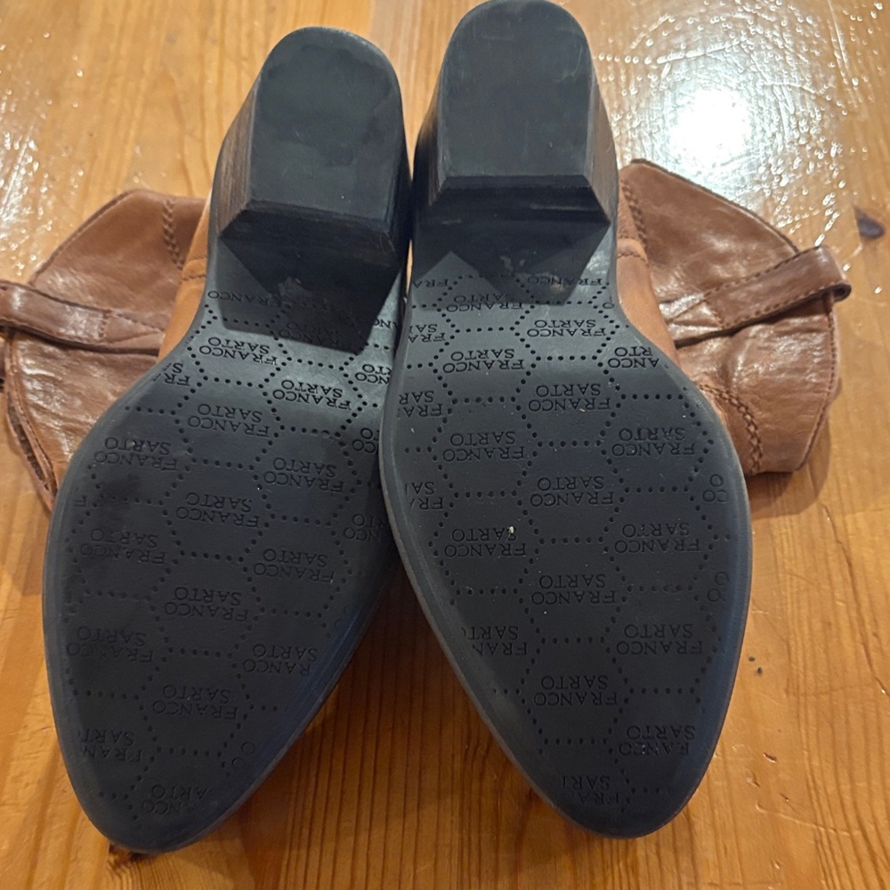 Franco Sarto Brown Ankle Boots vintage - Picture 8 of 10